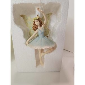 Russ Berrie 2019 Icicle Fairy Christmas Tree Ornament. NOB